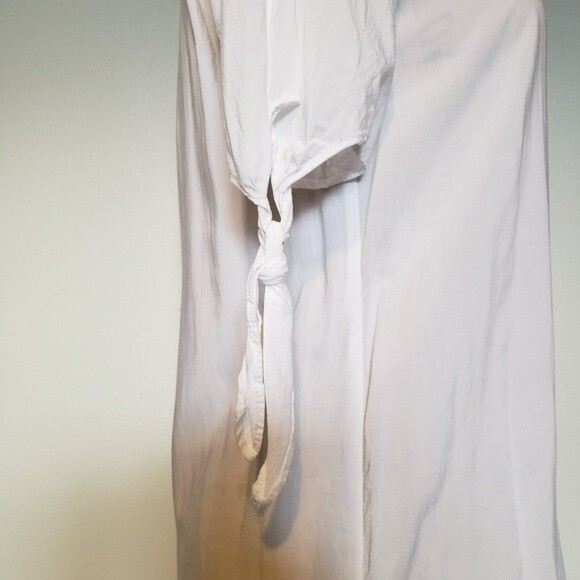 Draper James Bow Sleeve Button up Blouse Size 4 - Picture 7 of 11